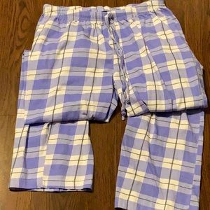 Cozy Lilac Plaid Lounge Pants
